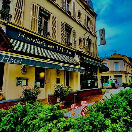 Hotel Des 3 Marches- Logis Hotel Restaurant Le Vésinet Zewnętrze zdjęcie